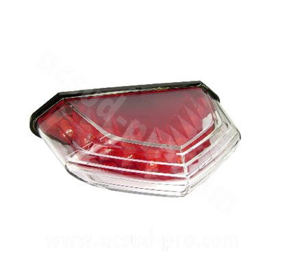 TNT stop / fanale / faro posteriore stop led leds fondo rosso omologato ducati monster derbi...