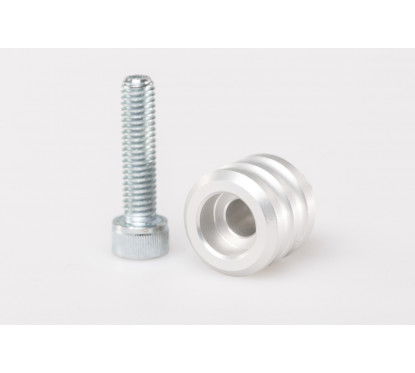 Prolunga leva cambio regolabile Prolunga 15 mm. argento Universale. FSC.00.127.10000/S SW MOTEH