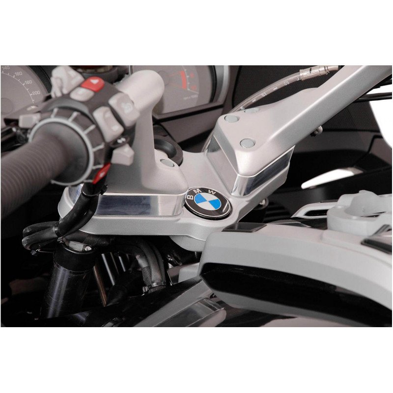Riser manubrio A25 mm. argento BMW R1200 RT (05-13). LEH.07.039.12301/S SW MOTEH