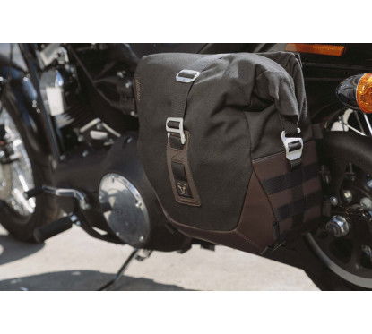 Legend Gear sistema di borse laterali LC Harley-Davidson Dyna Low Rider, Street Bob....