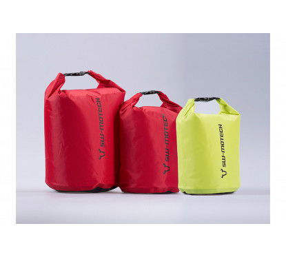 Set di sacche da sella Drypack 4/8/13 l. Giallo/rosso. Impermeabile. BC.WPB.00.017.10000 SW...