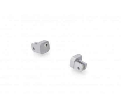 Materiale di montaggio per pedane regolabili ION argento Yamaha Tracer 9 (20-)....