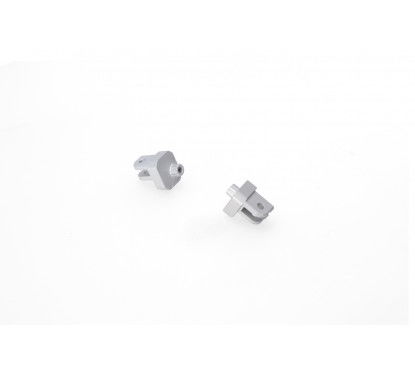 Materiale di montaggio per pedane regolabili EVO argento Yamaha Tracer 9 (20-)....