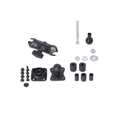 Kit navigatore per tubo sterzo con T-Lock Per Ø 12,5-25 mm. sfera 1", braccio, T-Lock....