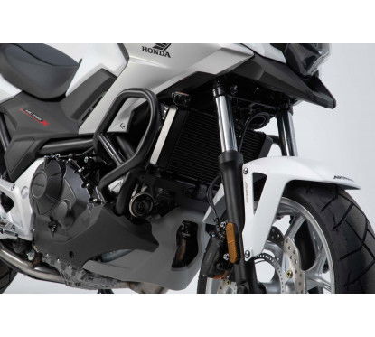 Barra di protezione motore nero Honda NC700 (11-14), NC750 (14-). SBL.01.132.10002/B SW MOTEH