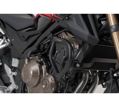 Barra di protezione motore nero Honda CB500F (12-). SBL.01.399.10001/B SW MOTEH