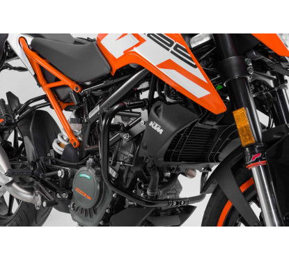 Barra di protezione motore nero KTM 125 (11-20) / 200 Duke (11-16). SBL.04.214.10001/B SW MOTEH