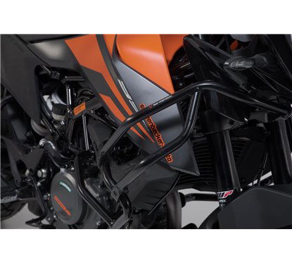 Barra di protezione sup. per KTM originale nero KTM 390 Adv (19-). SBL.04.958.10100/B SW MOTEH