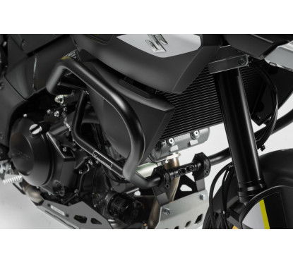Barra di protezione motore nero Suzuki V-Strom 1000 (14-19). SBL.05.440.10001/B SW MOTEH