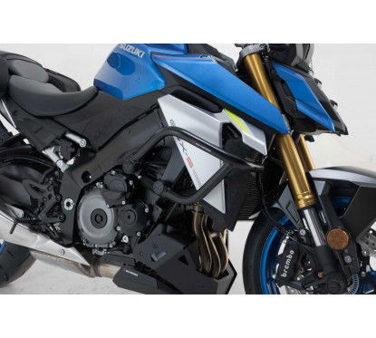 Barra di protezione motore nero Suzuki GSX-S 1000 (21-). SBL.05.587.10000/B SW MOTEH