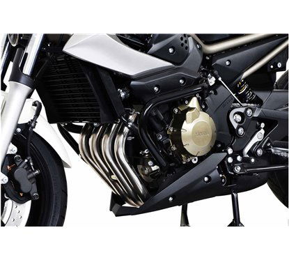 Barra di protezione motore nero Yamaha XJ 6 (08-). SBL.06.480.10001/B SW MOTEH