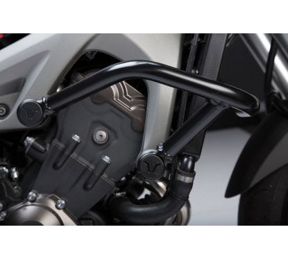 Barra di protezione motore nero Yamaha MT-09/Tracer, XSR900/Abar. SBL.06.525.10000/B SW MOTEH