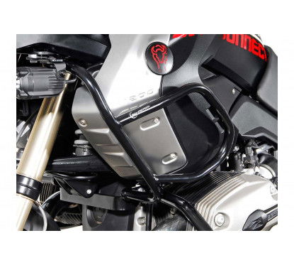 Barra di protezione superiore nero BMW R1200GS (08-12). Solo in v. con SW-SBL....