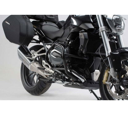 Barra di protezione motore nero BMW R1200R / R1200RS (14-18). SBL.07.573.10000/B SW MOTEH