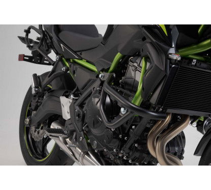 Barra di protezione motore nero Kawasaki Z650 (16-) / Z650RS (21-). SBL.08.866.10000/B SW MOTEH