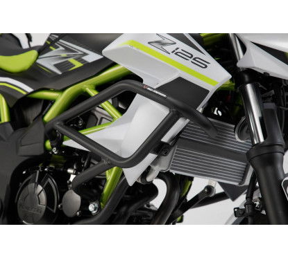 Barra di protezione motore nero Kawasaki Z125 (18-). SBL.08.920.10001/B SW MOTEH