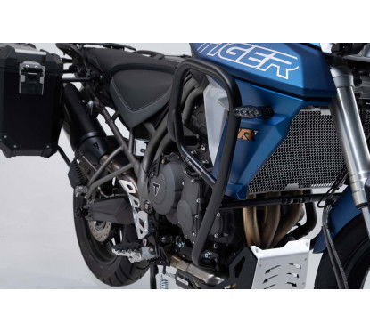 Barra di protezione motore nero Modelli Triumph Tiger 800 (15-). SBL.11.553.10001/B SW MOTEH