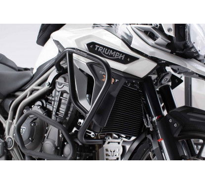 Barra di protezione motore nero Triumph Tiger 1200 / Explorer (15-). SBL.11.703.10000/B SW MOTEH