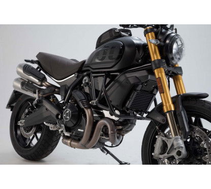 Barra di protezione motore nero Modelli Ducati Scrambler 1100 (17-). SBL.22.895.10000/B SW MOTEH