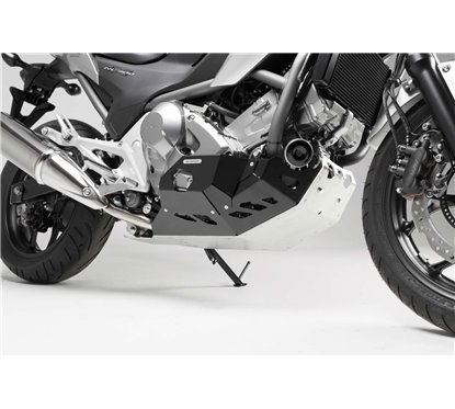 Protezione motore Nero/argento Honda NC700 / NC750 con DCT. MSS.01.151.10101 SW MOTEH