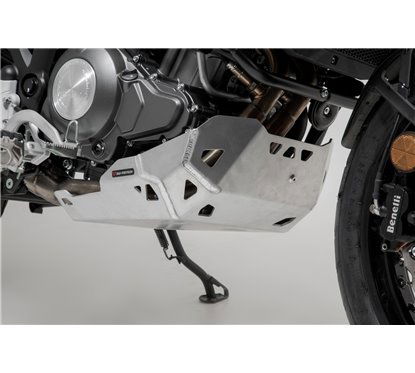 Protezione motore argento Benelli TRK 502 X (18-). MSS.19.806.10001/S SW MOTEH