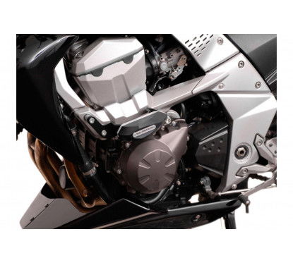 Kit tamponi di protezione per telaio nero Kawasaki Z750 (07-12) Z750R (11-12)....