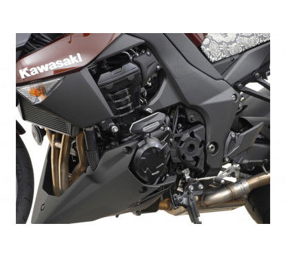 Kit tamponi di protezione per telaio nero Kawasaki Z 1000 (10-). STP.08.590.10500/B SW MOTEH