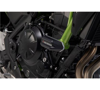 Kit tamponi di protezione per telaio nero Kawasaki Z650 (16-) / Z650RS (21-)....