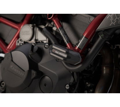 Kit tamponi di protezione per telaio nero Kawasaki Z H2 (19-). STP.08.590.11700/B SW MOTEH