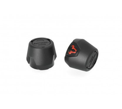 Kit tamponi di protezione per asse anteriore nero Modelli Ducati. STP.22.176.10001/B SW MOTEH
