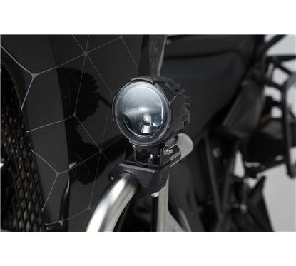 Kit faretti EVO high beam universale nero Con clip per prot. tubol. per faretti....