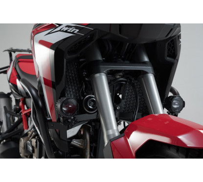 Supporto per faretti nero Honda CRF1000L (15-) con prot. laterale. NSW.01.622.10102/B SW MOTEH