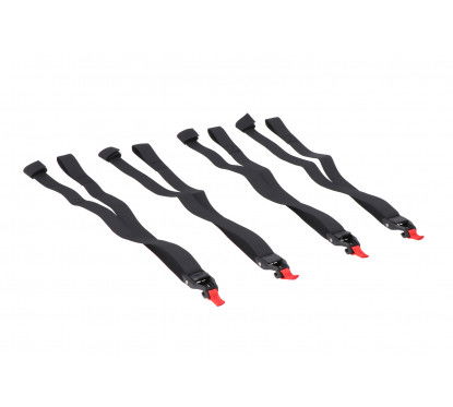 Set di cinghie 4 x. Per borsa post. PRO. Gancio su un solo lato. BC.ZUB.00.128.30000 SW MOTEH