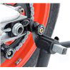 Nottolini cavalletto posteriore tipo Offset per Aprilia RSV-4 '09- / RSV4 1100 Factory '19- /...