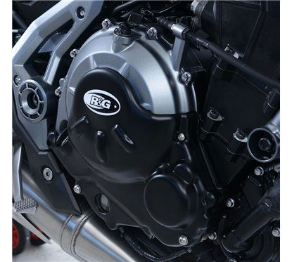 cover protezione motore DX tipo "Slash Cut" - Kawasaki Z650 / Ninja 650 '17- SCC0002BK R&G...