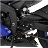 Pedane moto arretrate Yamaha YZF R6 '17 R&G RSET33BK