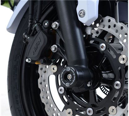 Protezioni perno forcella anteriore, Kawasaki Z650RS '22- / Z650 / Ninja 650 '17- R&G FP0192BK