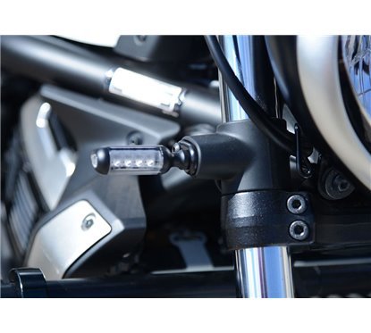 Adattatori per minifrecce anteriori per Kawasaki Vulcan Cafè '18- alluminio (minifrecce non...