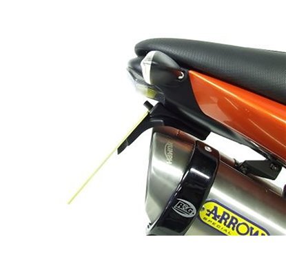 kit 2pz.adesivi anti-scivolo paratacco Kawasaki Z1000SX '17- - nero (solo telaio) R&G R&G...