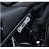 Placchette copri fori poggiapiedi posteriori (lato SX) Suzuki SV650 '16- / SV650X '18-
