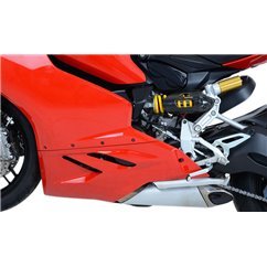 Placchette copri fori poggiapiedi posteriori (lato SX) Ducati Supersport S '17-'20