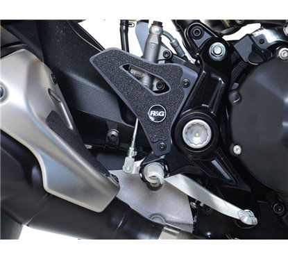 kit 4pz.adesivi anti-scivolo paratacco DUCATI Monster 1200R - nero (anche forcellone) R&G...