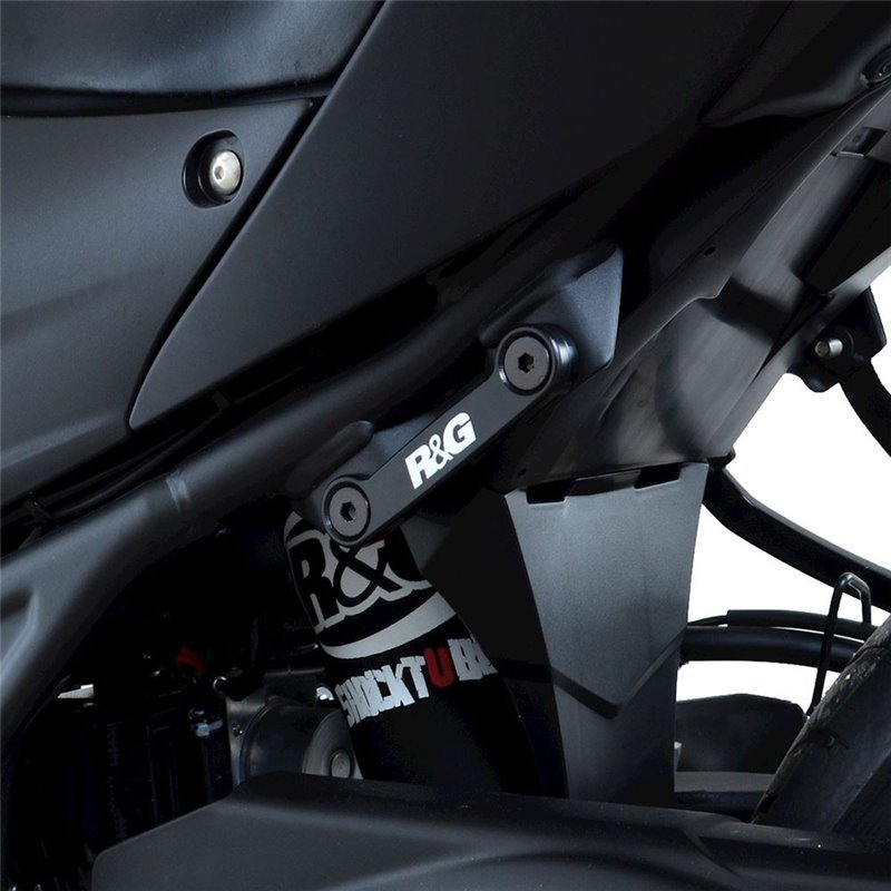 Placchette copri fori poggiapiedi posteriori (lato SX), Yamaha MT-25 / MT-03 R&G BLP0049BK