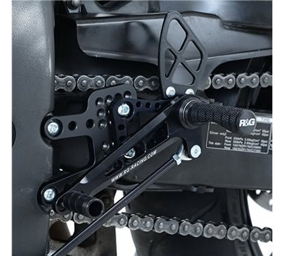 Adjustable Rearsets for Honda CBR600RR '03-'14 R&G RSET22BK
