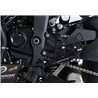 Pedane arretrate moto Kawasaki ZX6-R '05 versione racing (no ABS) R&G RSET18BK