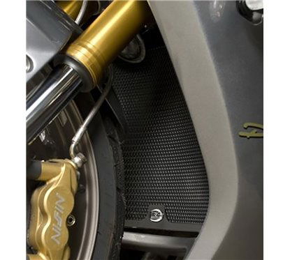 Retina protezione radiatore - Triumph 675 Daytona '06-'12 R&G RAD0119BK