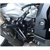 Pedane arretrate moto Bmw S1000RR '10-'14 / S10000R '14-'16 R&G RSET01BK