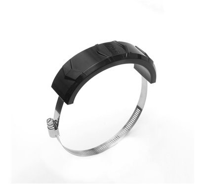 Protezione silenziatore ovale tipo Supermoto - colore nero R&G EP0005BK