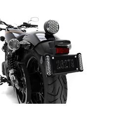 Portatarga moto con doppia luce freno ausiliaria DENALI DNL.B6.10100