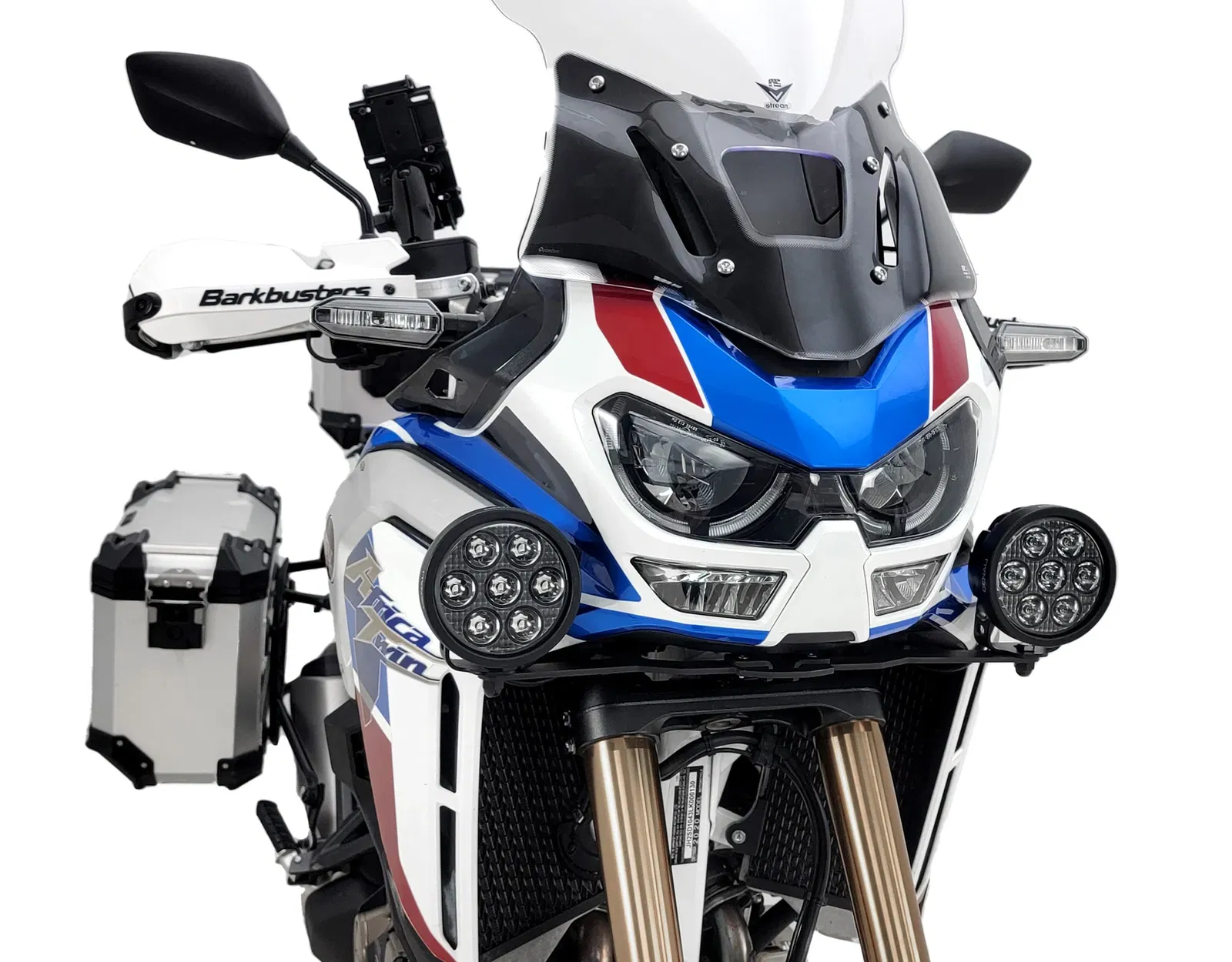 Supporti montaggio faretti anteriori per Honda Africa Twin CRF1100L Adventure Sports ES...